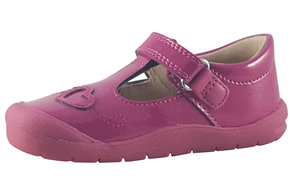 start rite party berry patent girls first shoes left