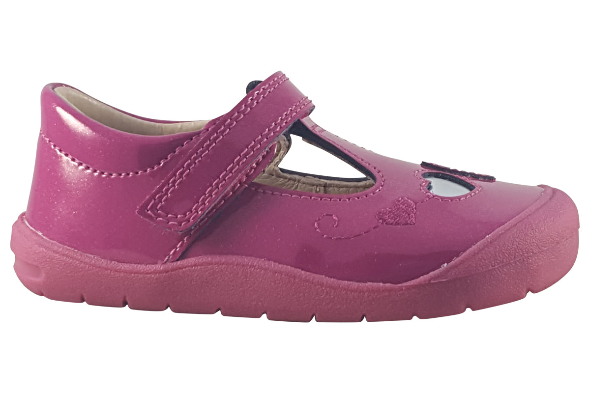 start-rite-party-berry-patent-girls-first-shoes-right