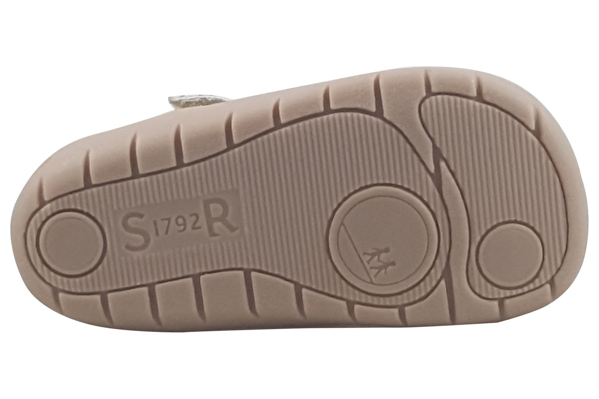 start-rite-party-taupe-patent-girls-first-shoes-sole
