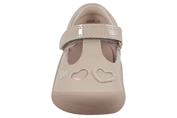 Start-rite Party 0828 Taupe Patent Girls First Shoes