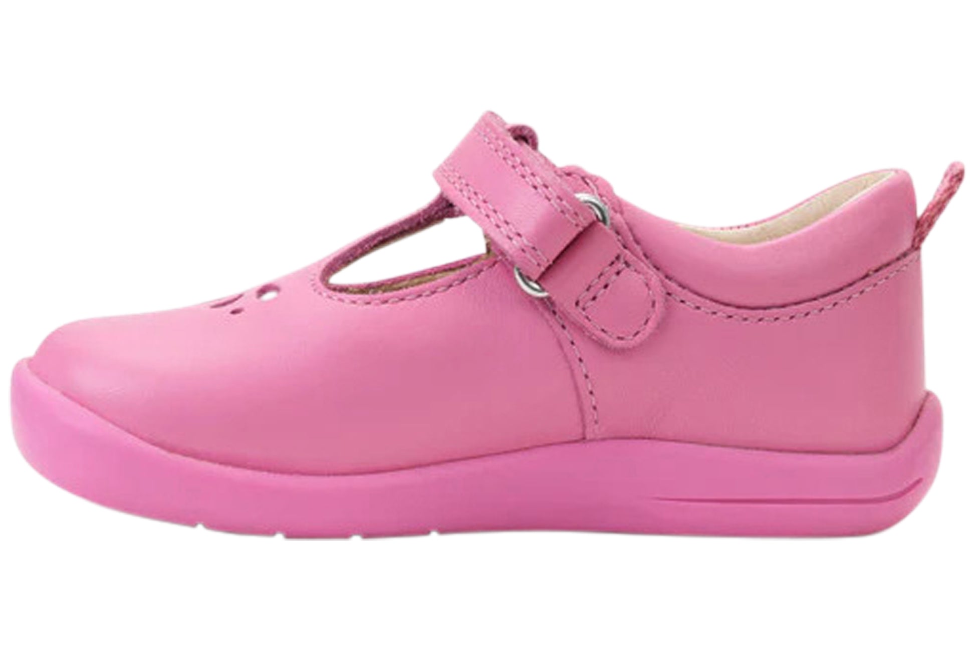 start-rite-puzzle-girls-shoes-pink-leather-left