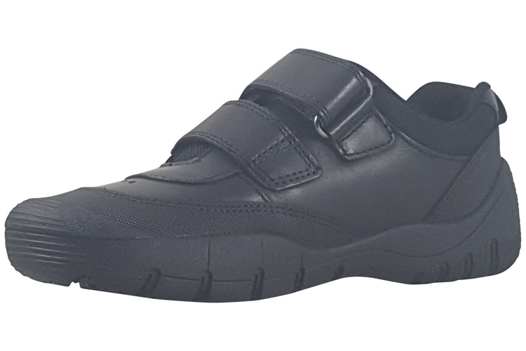 Start-rite Quad 2840-7 Black Boys School Shoes