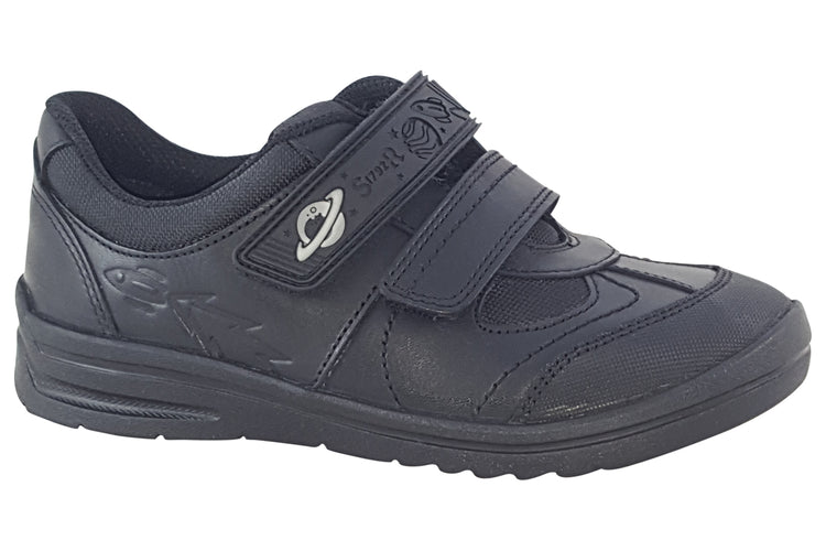 Start-rite Rocket BTS 2797  Black Boys School Shoes