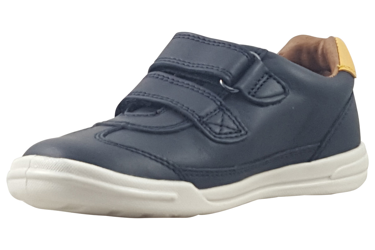 start rite roundabout navy boys shoes left