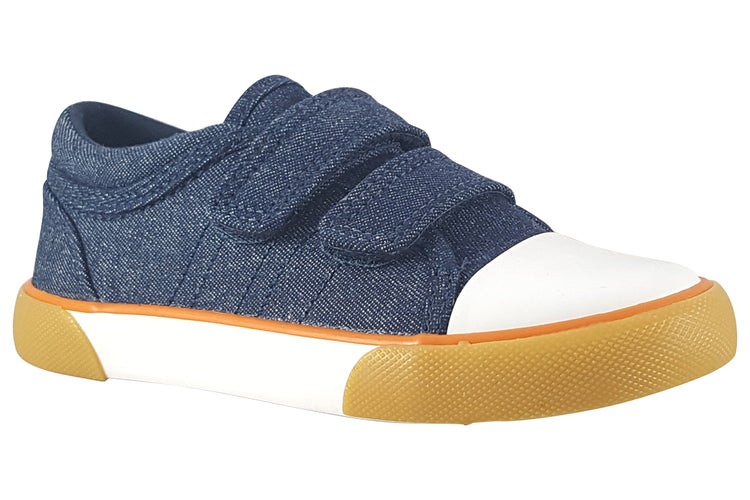 Start-rite Sandcastle 6206-9 Denim F Boys Canvas