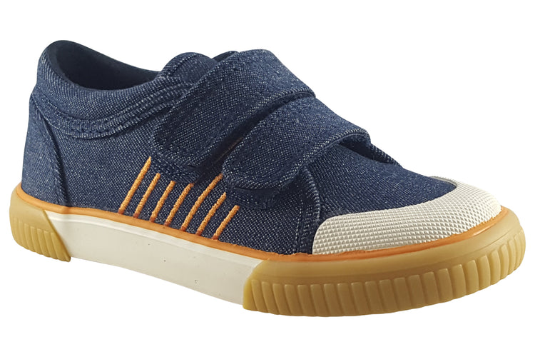 Start-rite Sandy Beach 6207-19 Denim Boys Canvas