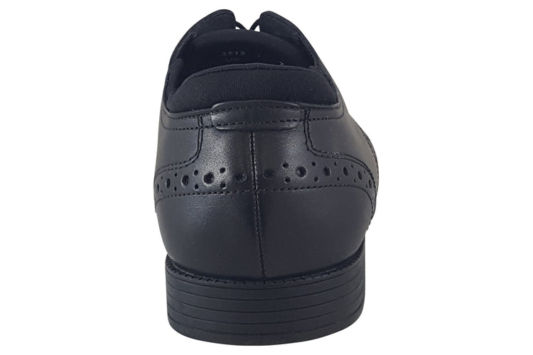 Start-rite Tailor Snr 3513 Black Boys School Shoes