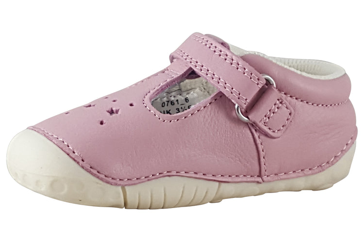Start-rite Tumble 0761 Pink Leather G Girls First Shoes