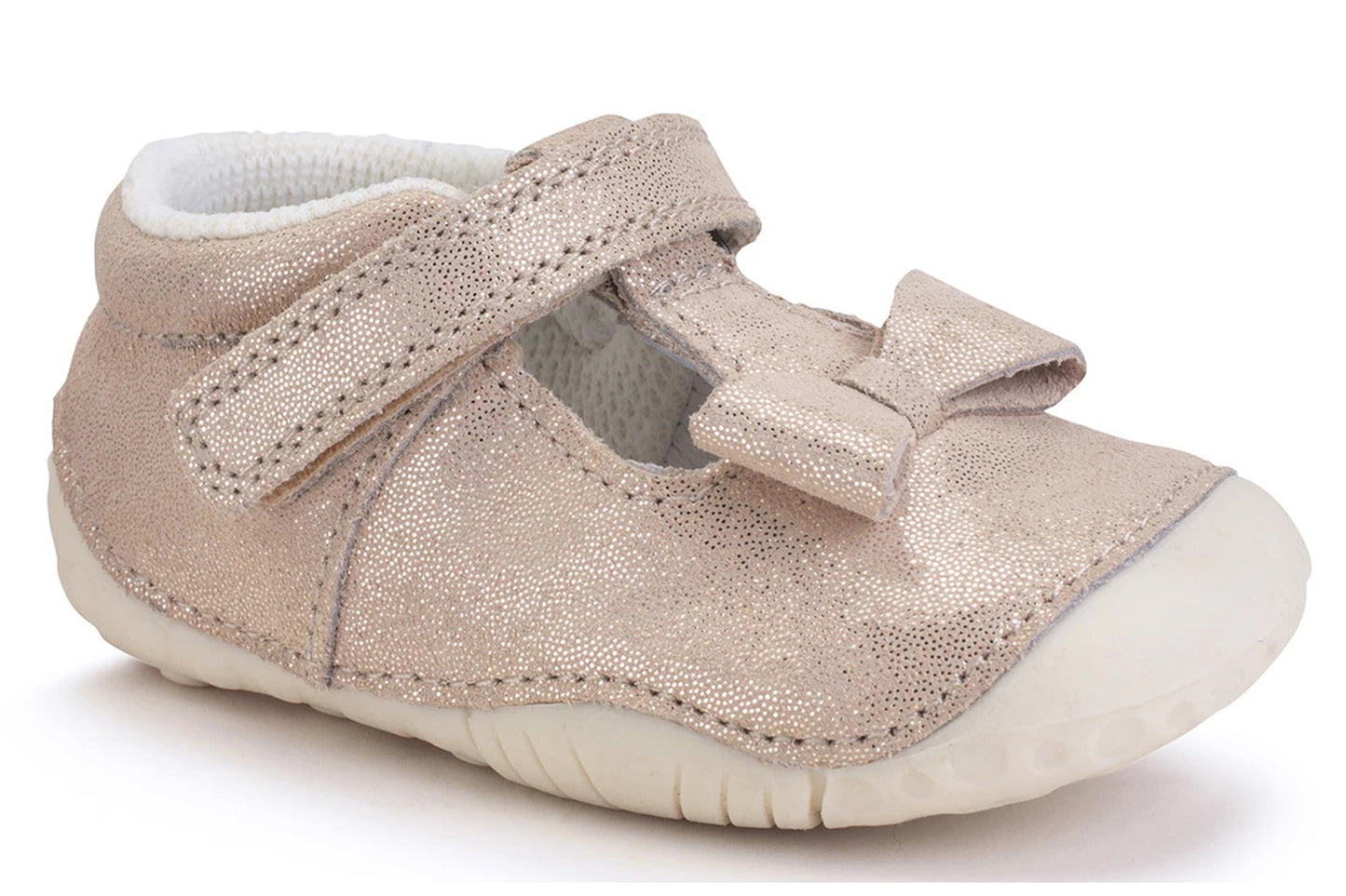 Start-rite Wiggle 0765-24 Pale Gold Girls First Shoes