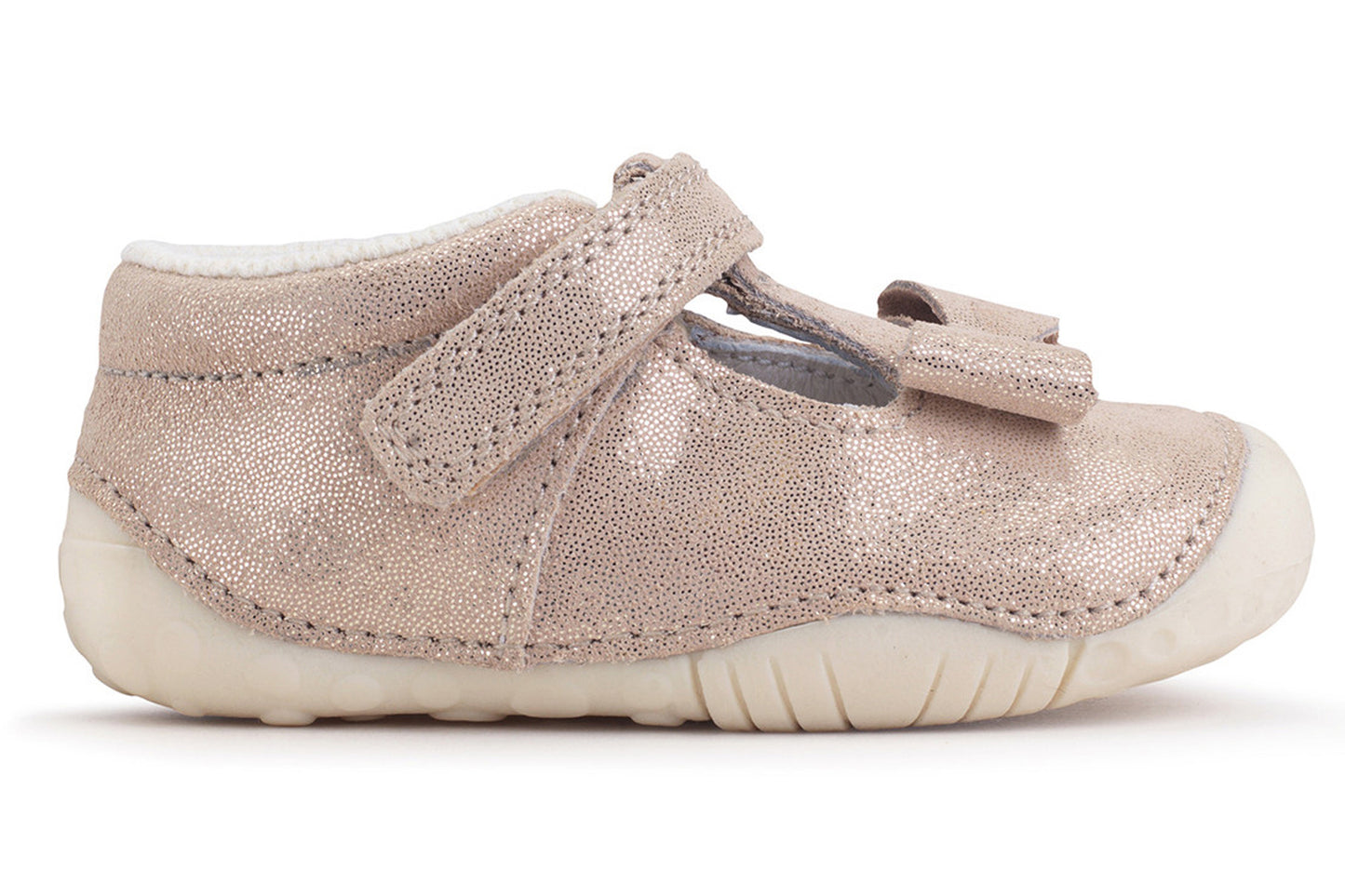 Start-rite Wiggle 0765-24 Pale Gold Girls First Shoes