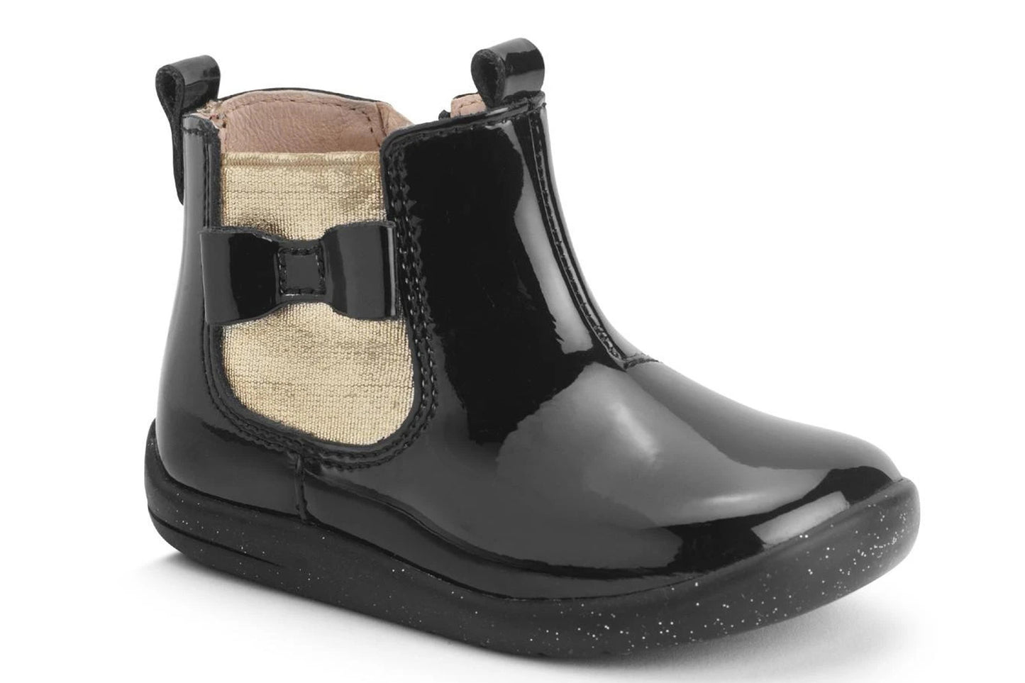 Start-rite Wonderland 0789-3 Black Patent Girls Boots