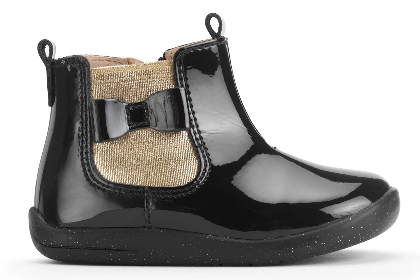 Start-rite Wonderland 0789-3 Black Patent Girls Boots