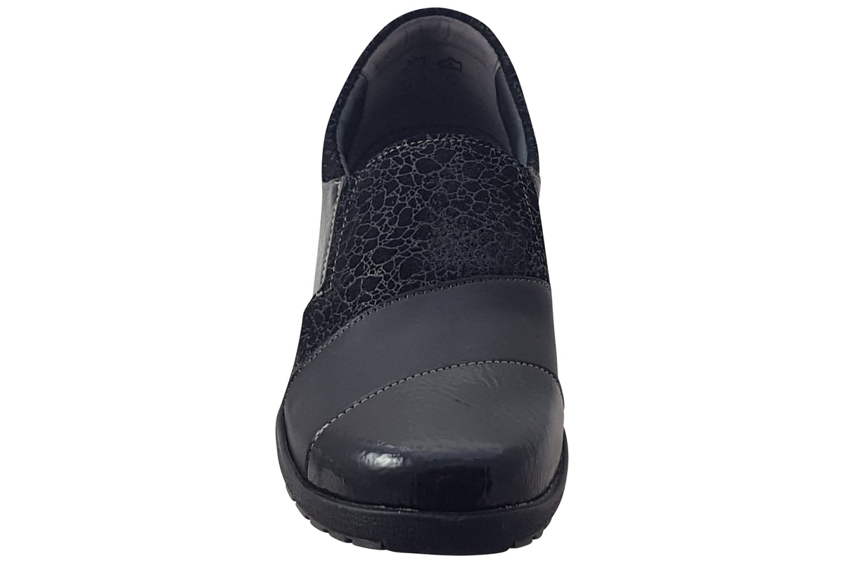 Suave Bath 6098-01 Black Womens Shoes