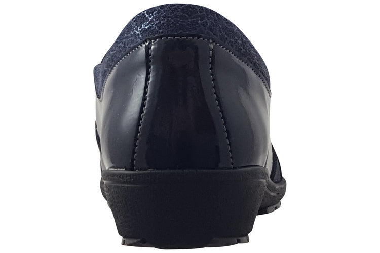 Suave Bath 6098-03 Navy Womens Shoes