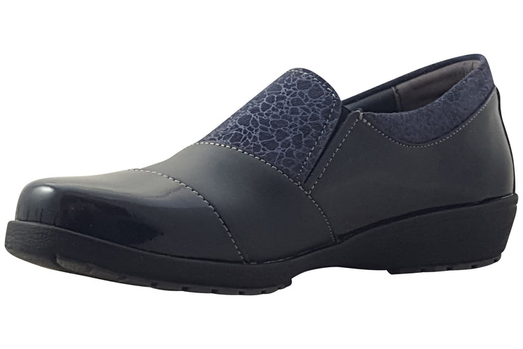 Suave Bath 6098-03 Navy Womens Shoes