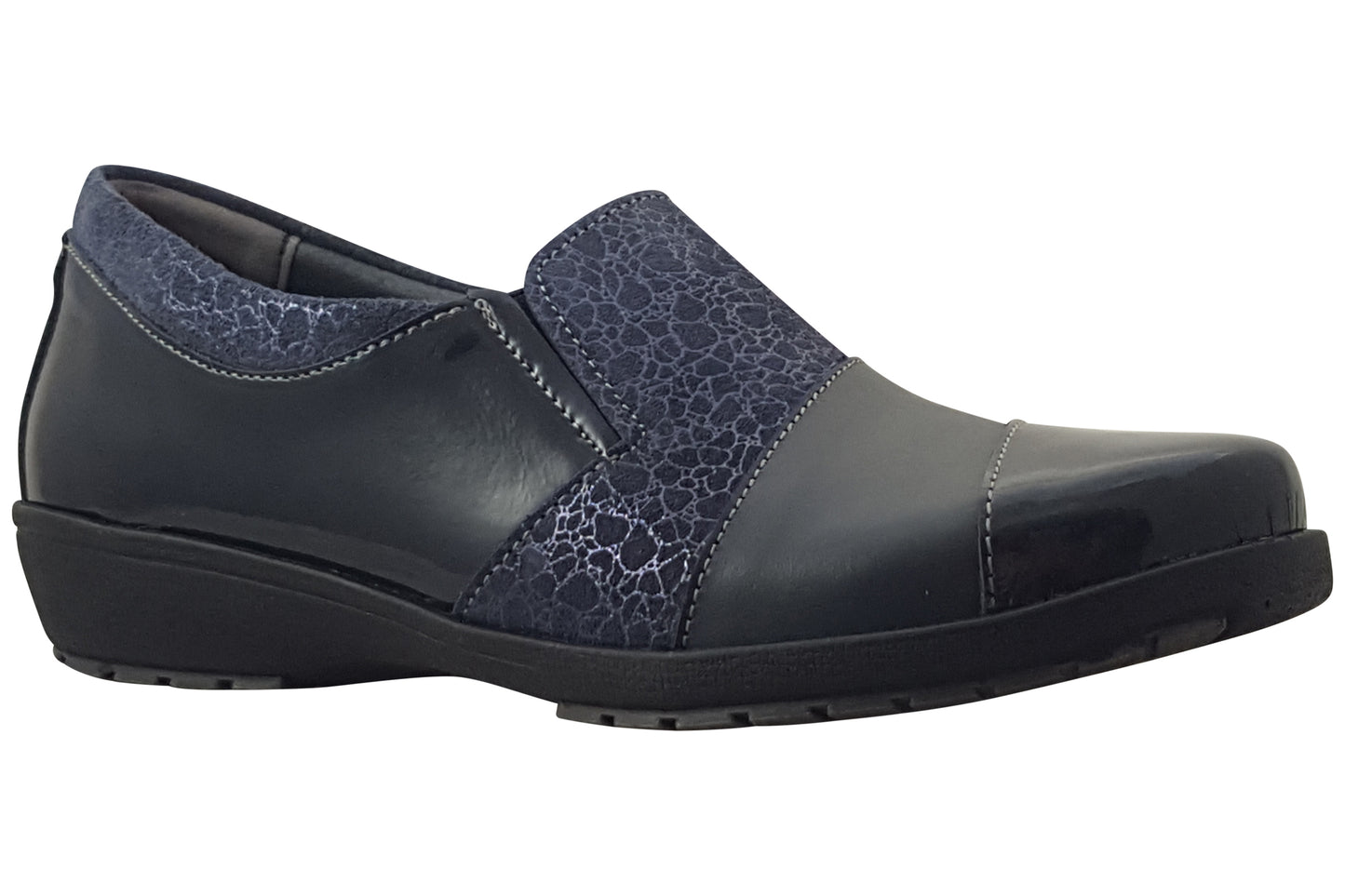 Suave Bath 6098-03 Navy Womens Shoes