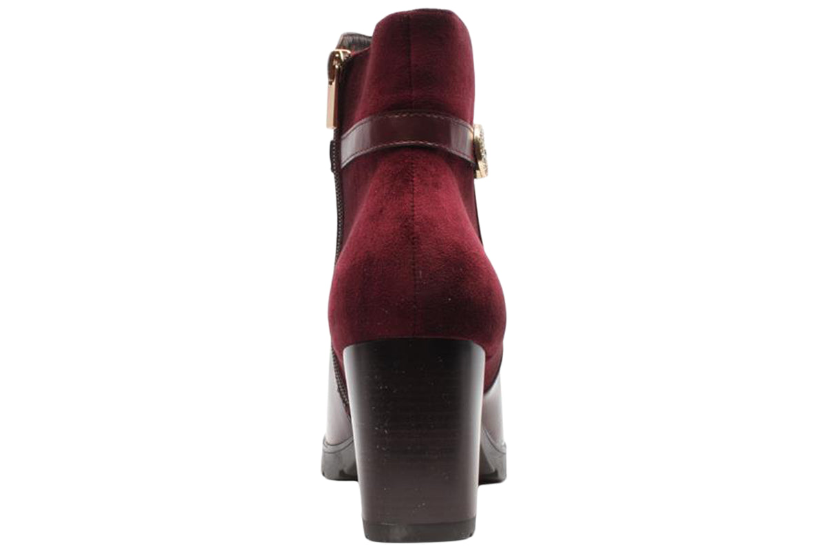 Susst Hudson 26 Burgundy Womens Boots