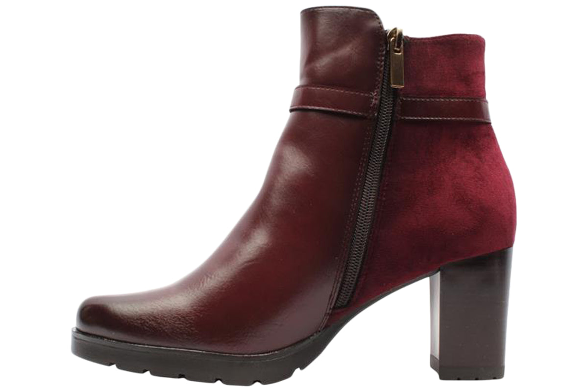 Susst Hudson 26 Burgundy Womens Boots