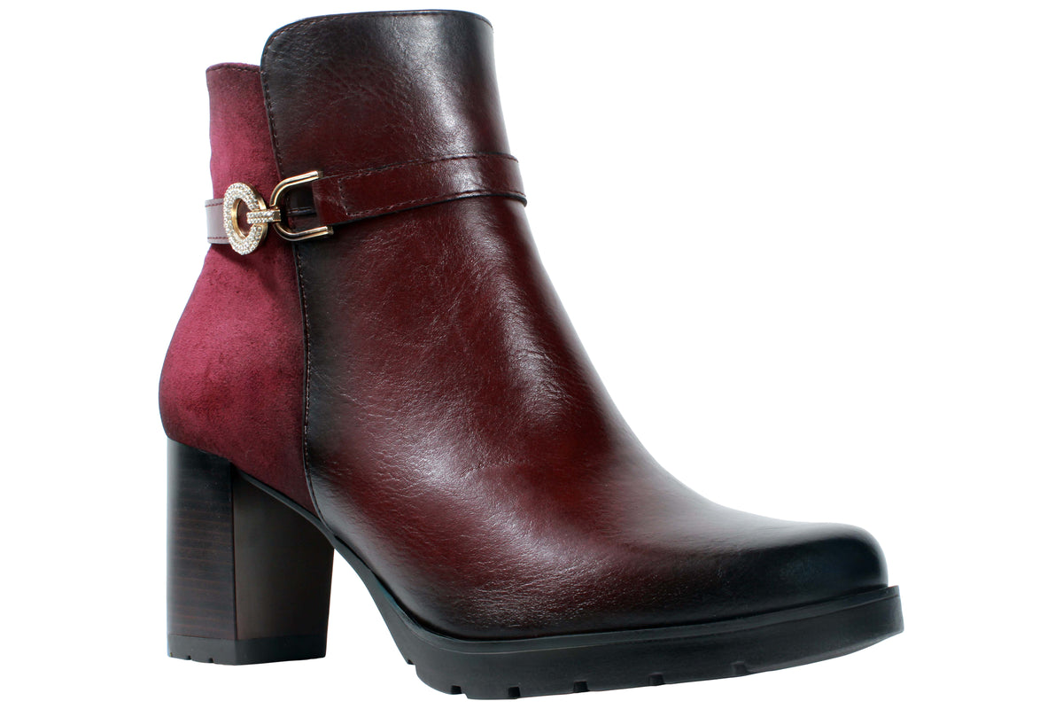 Susst Hudson 26 Burgundy Womens Boots