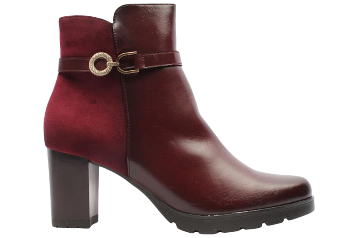 Susst Hudson 26 Burgundy Womens Boots