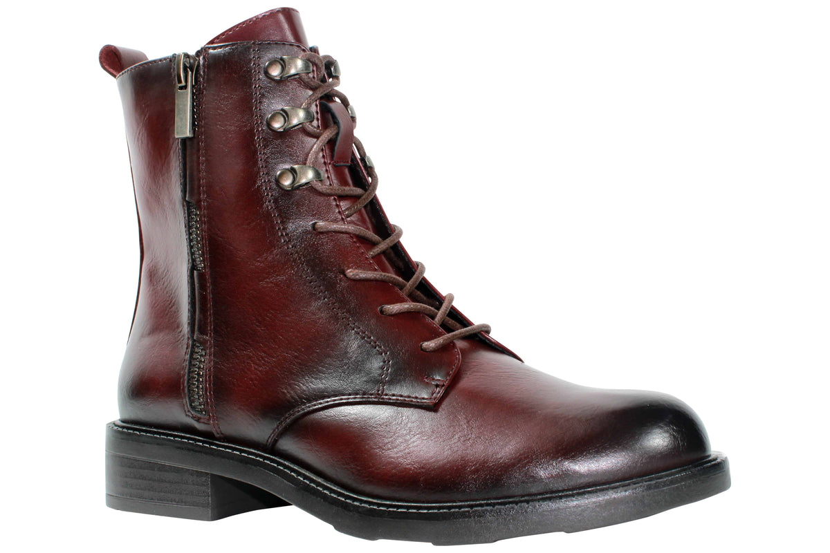 Susst Teddy 26 Burgundy Womens Boots