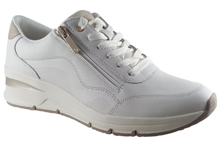 Tamaris Alora 23761- 42 White Womens Fashion Trainers