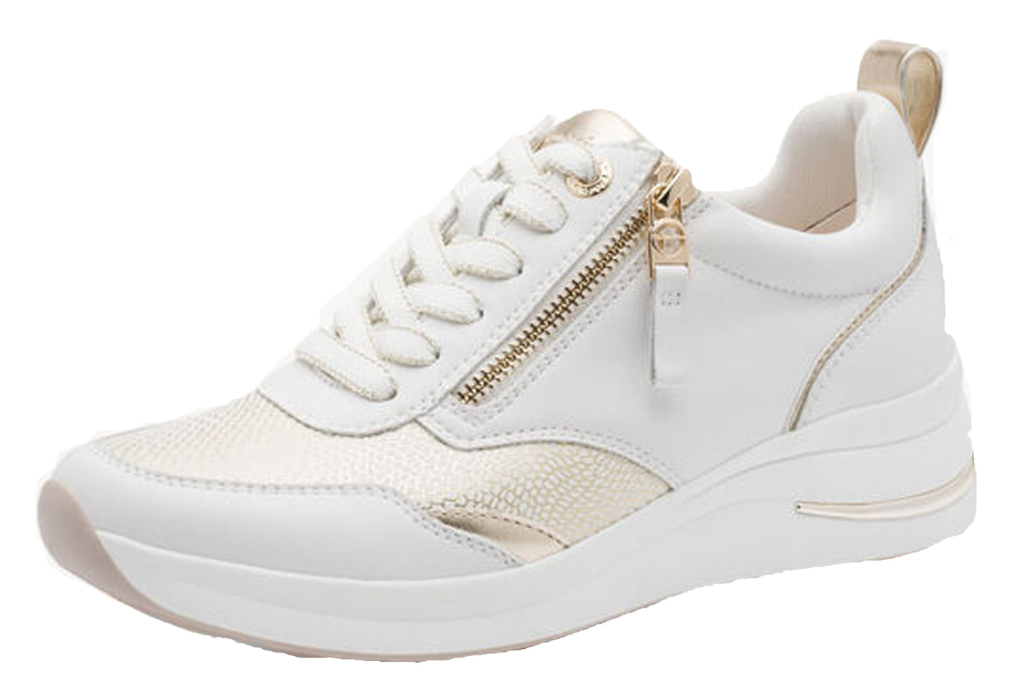 Tamaris Comfort Mary 83714-43 196 White/Gold Womens Fashion Trainers