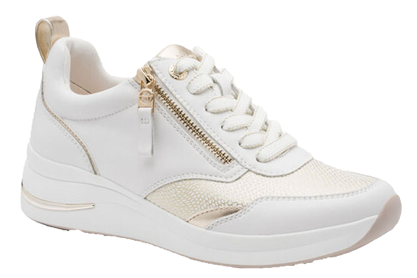 Tamaris Comfort Mary 83714-43 196 White/Gold Womens Fashion Trainers