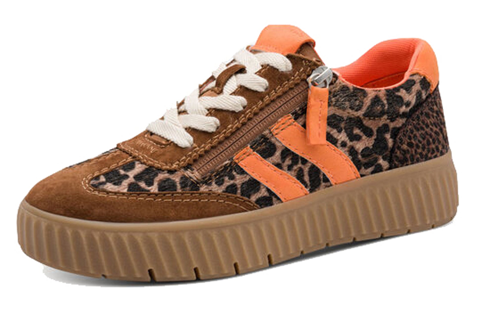 tamaris-comfort-newbette-83739-47-316-womens-trainers-cognac-leopard-left-angle