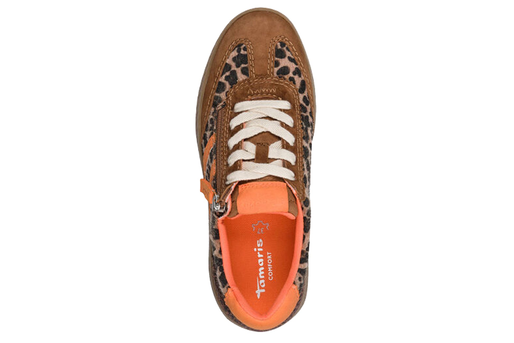 tamaris-comfort-newbette-83739-47-316-womens-trainers-cognac-leopard-top