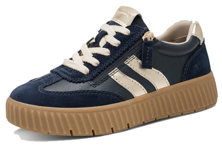Tamaris Comfort Newbie 83729-45 886 Navy/Gold Womens Fashion Trainers