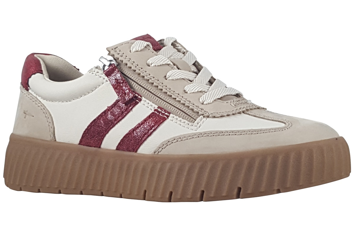 tamaris comfort newbie beige red womens right