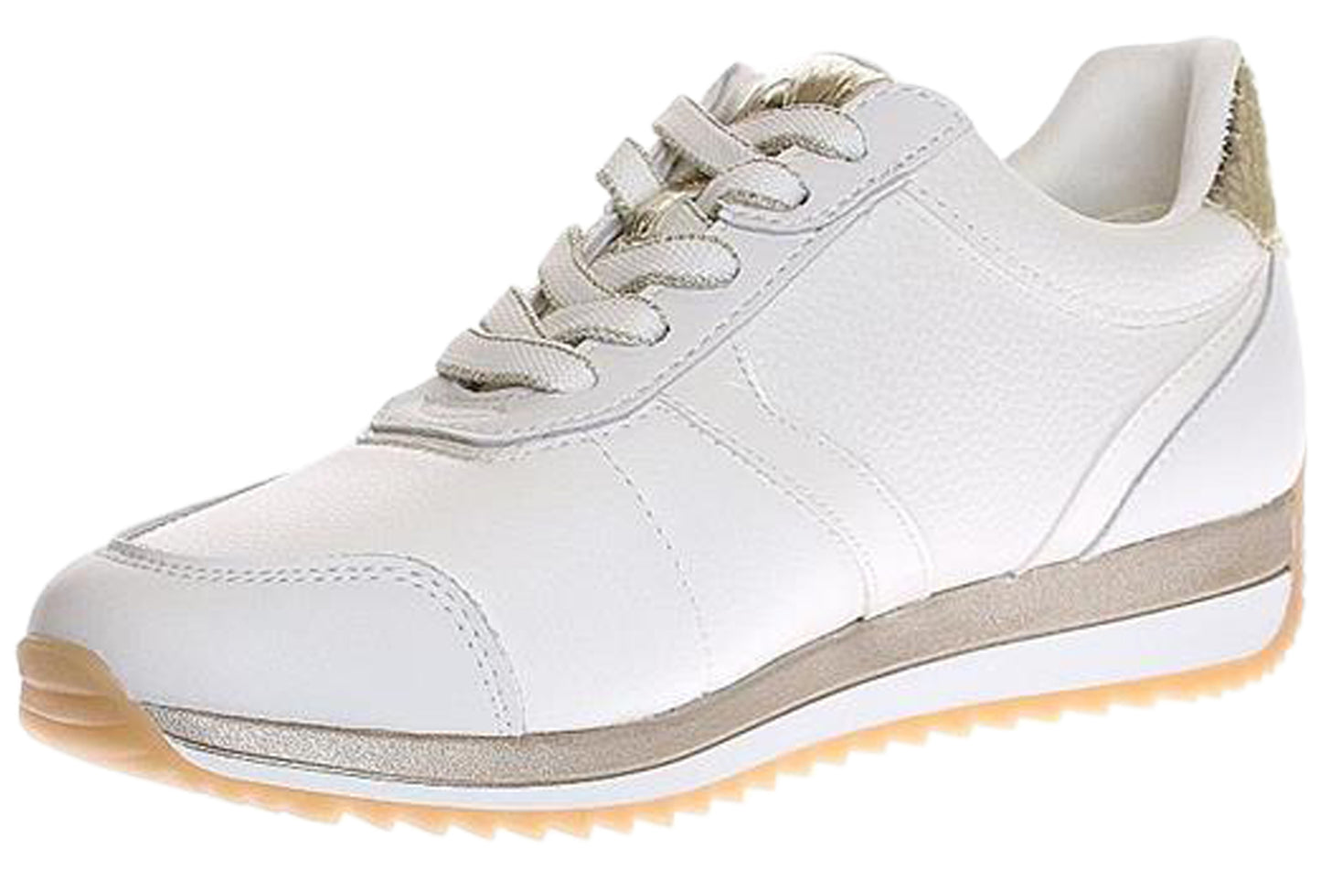 Tamaris Comfort Noreen 83734-46 196 White/Gold Womens Fashion Trainers