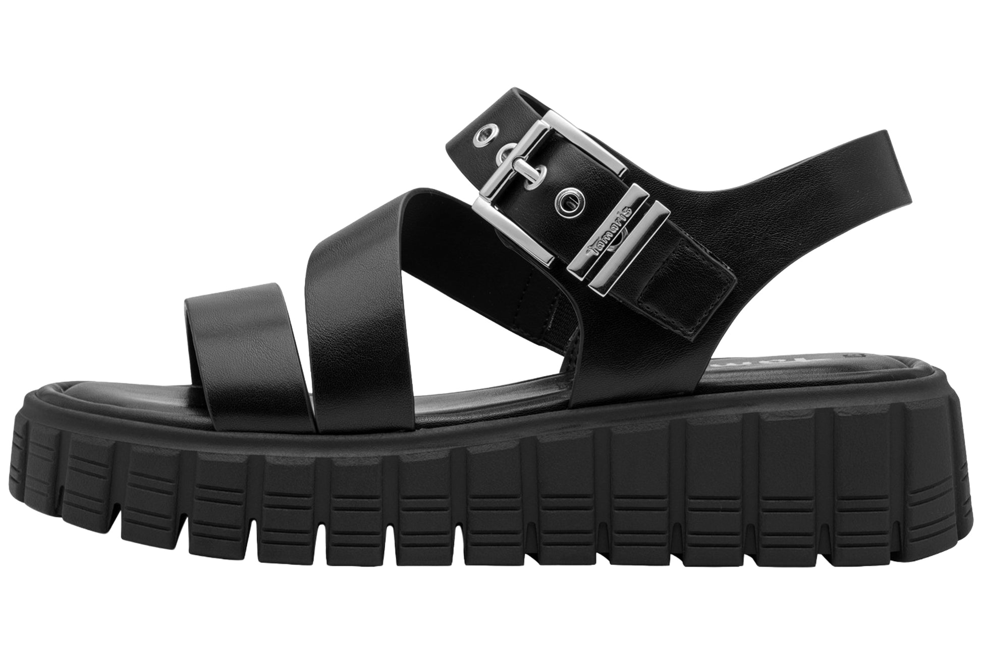 tamaris-danny-28233-46-001-womens-sandals-black-left