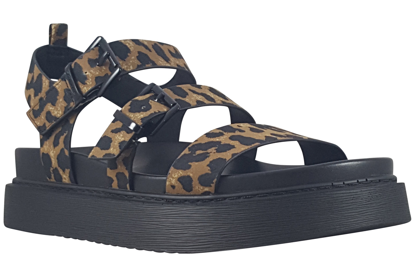 tamaris downy leopard womens sandals right