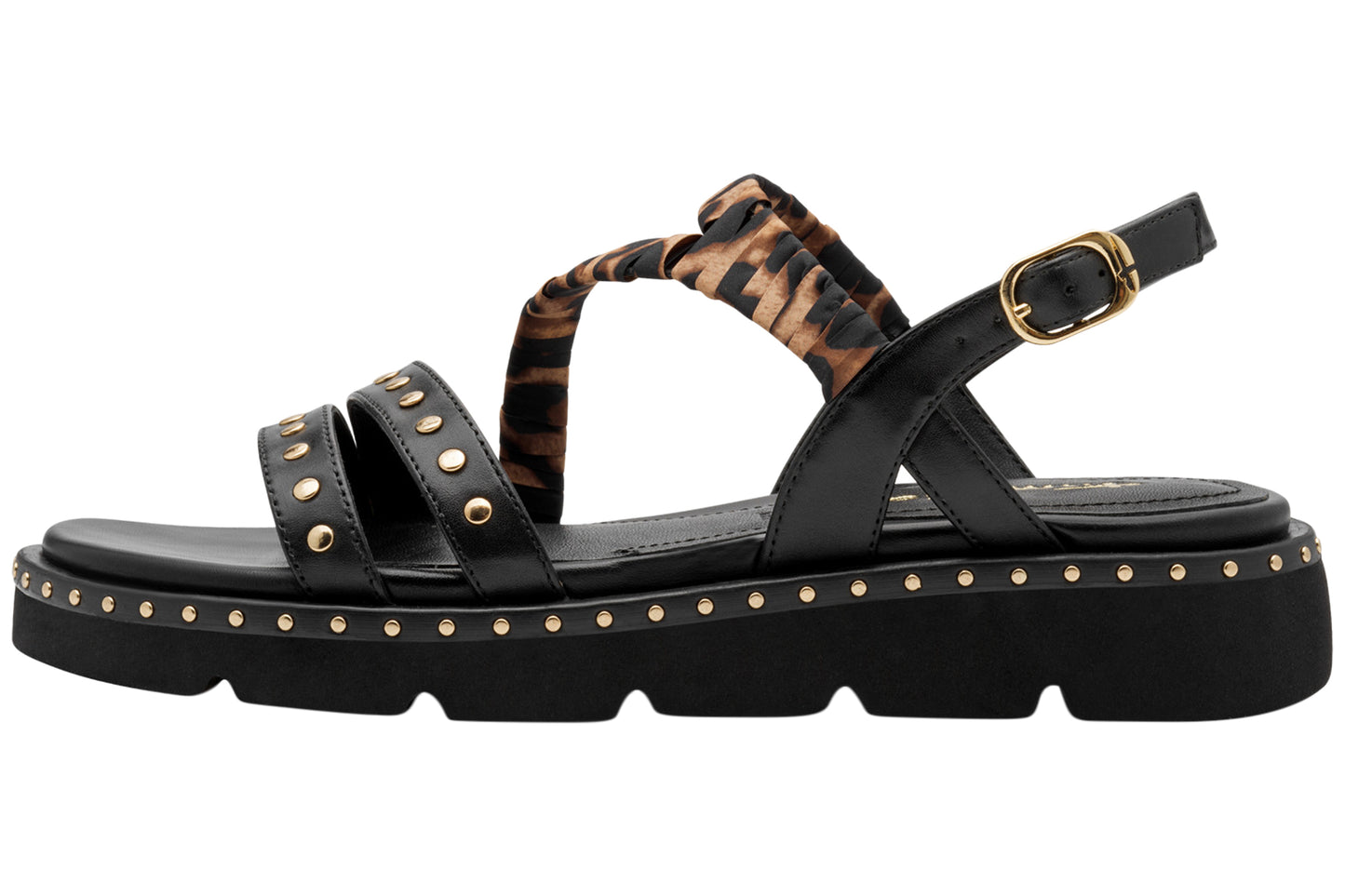 Tamaris Jungle 28227-46 098 Black Comb Womens Sandals