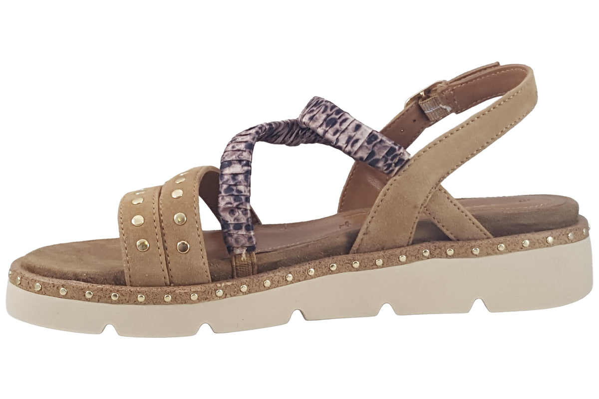 tamaris-jungle-28227-46-402-womens-sandals-beige-comb-left