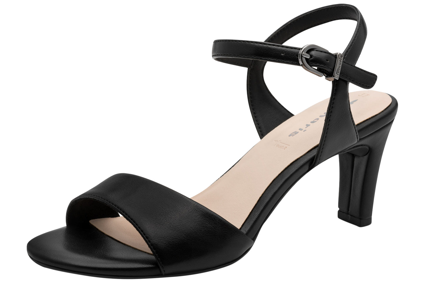 Tamaris Katie-2 28008-42 020 Black Matt Womens Sandals