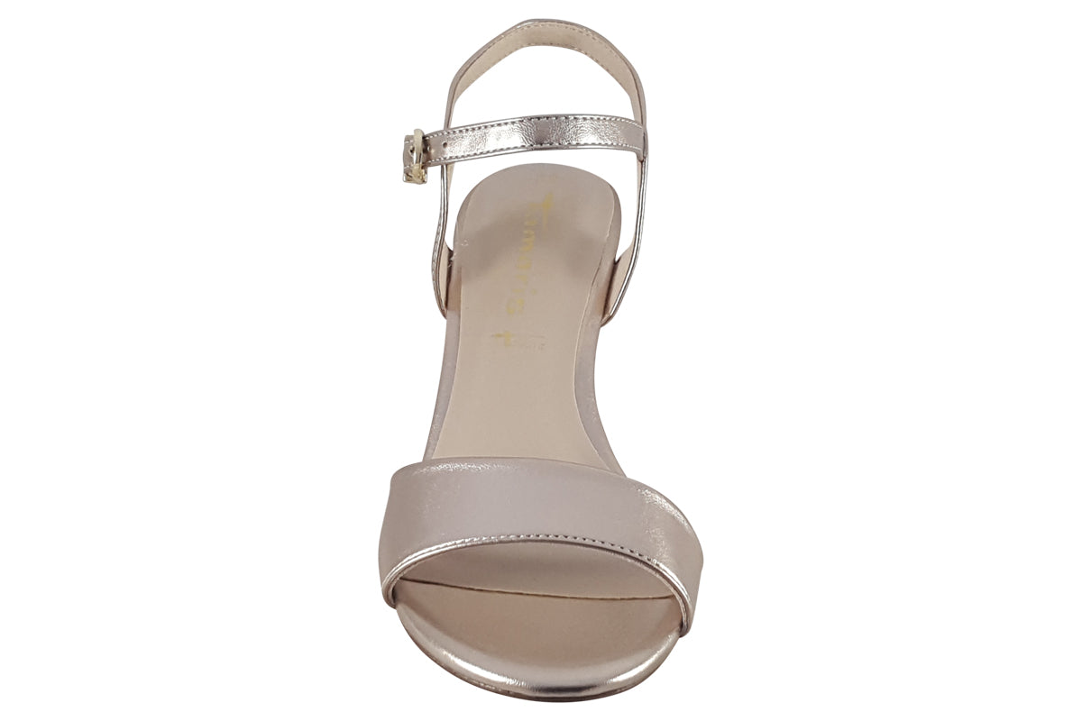 tamaris katie 2 light gold womens sandals top