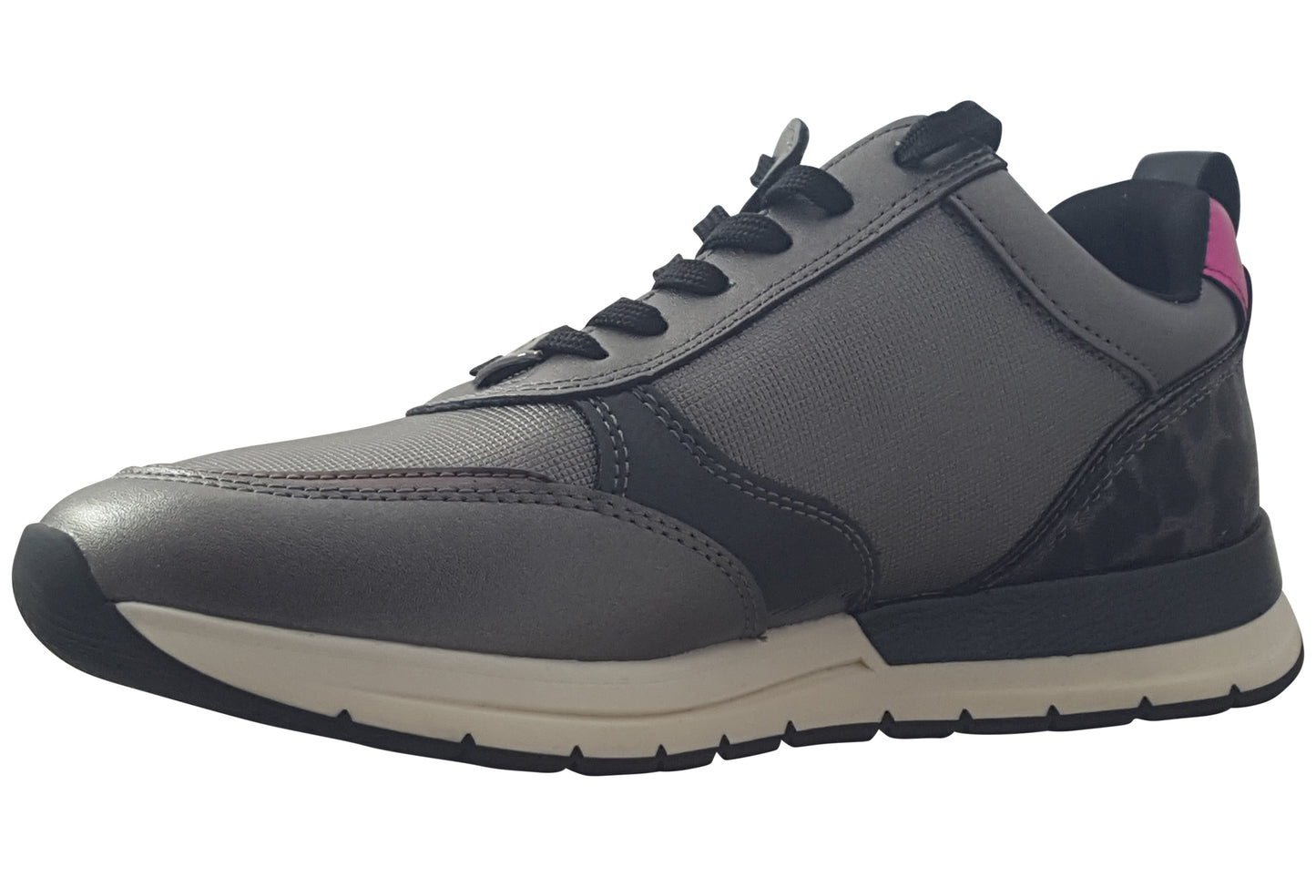 Tamaris Klem-3 23732-41 Pewter Comb Womens Fashion Trainers