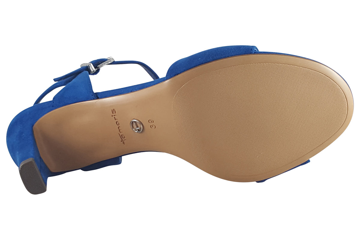 tamaris louise 3 royal blue womens sandals sole