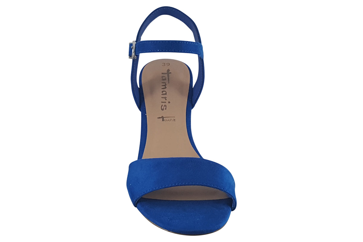tamaris louise 3 royal blue womens sandals top