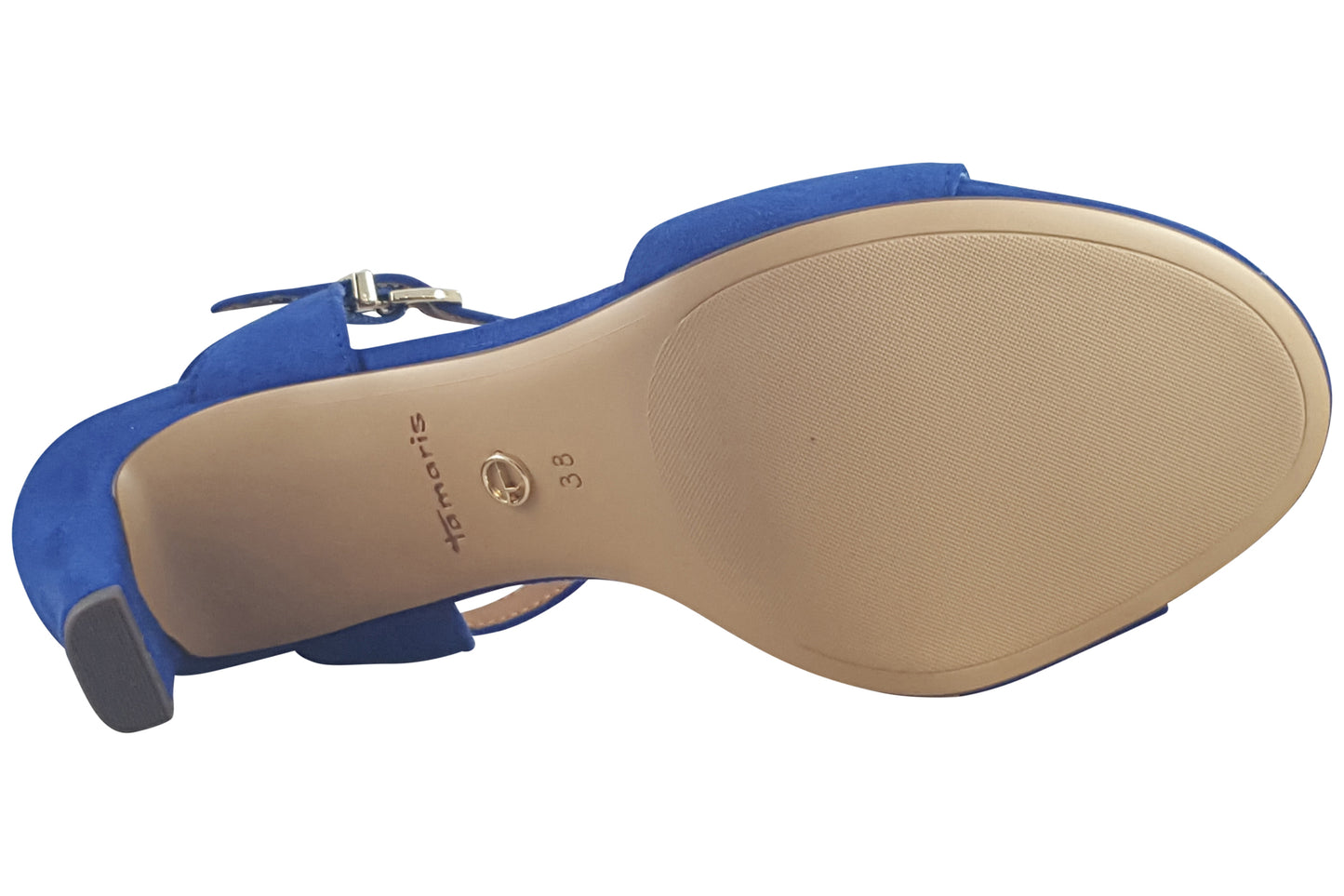 tamaris louise 4 royal blue womens sandals sole