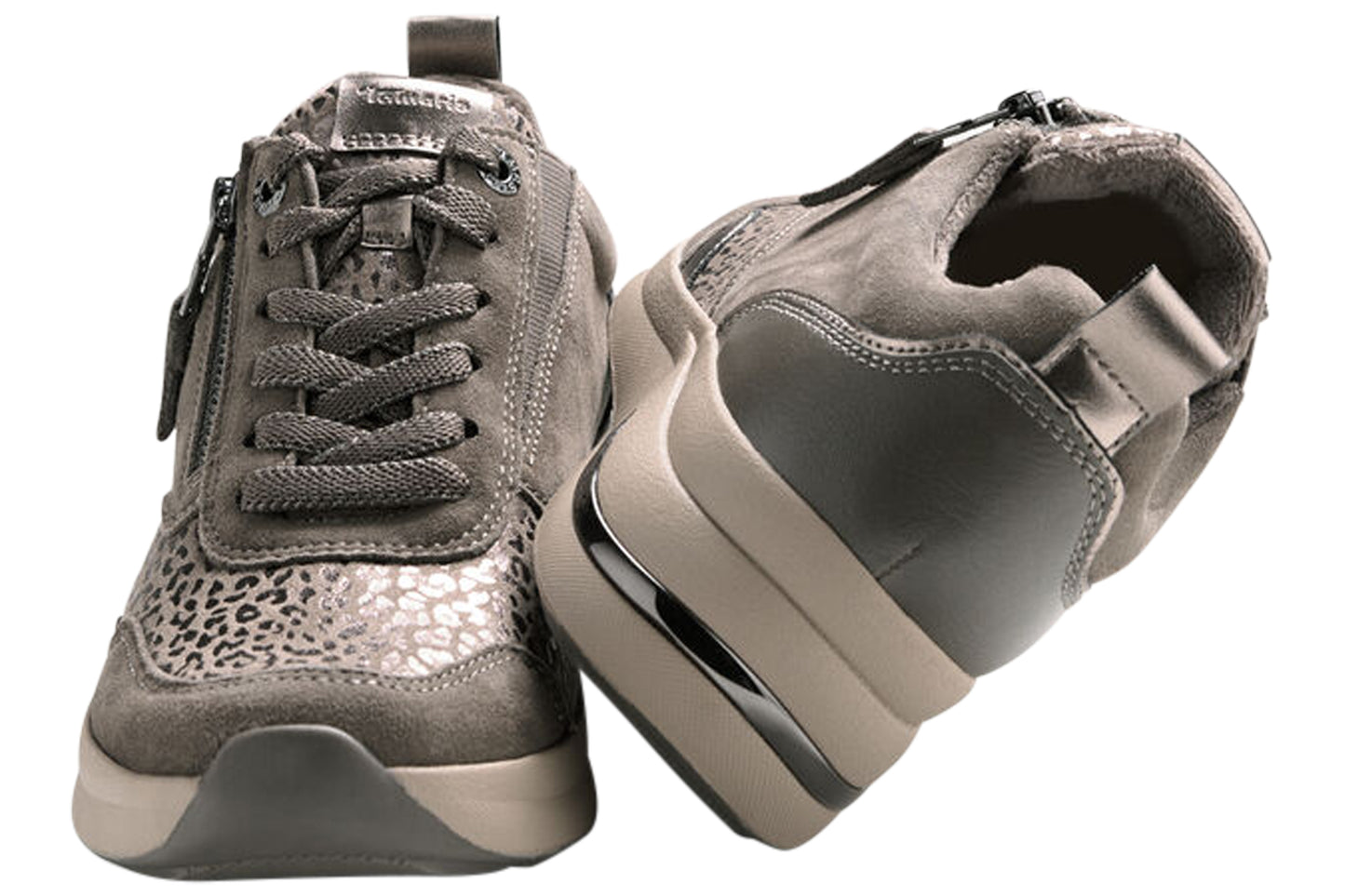 Tamaris Comfort Mary 83714-43 341 Taupe Womens Fashion Trainers