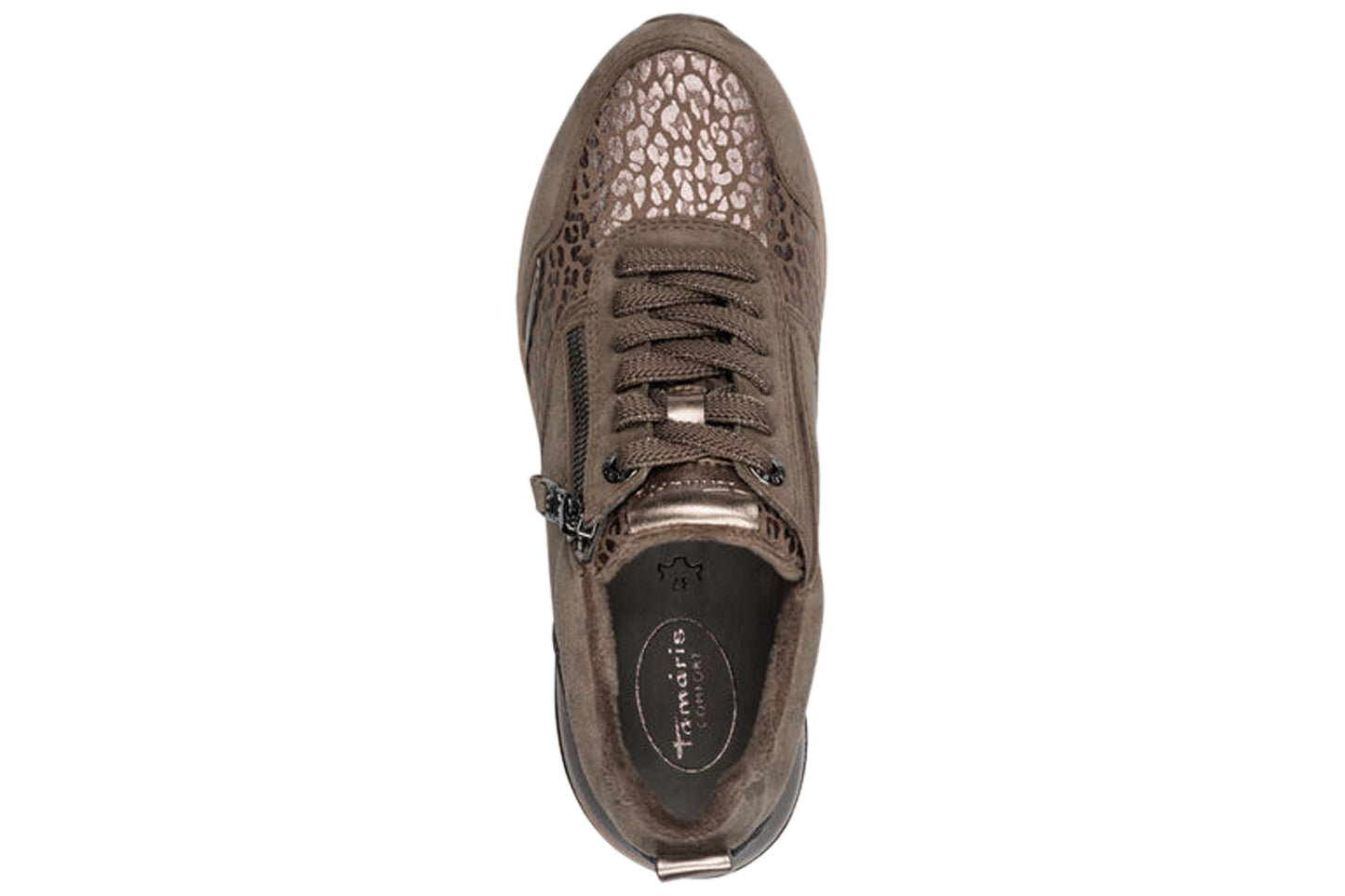 Tamaris Comfort Mary 83714-43 341 Taupe Womens Fashion Trainers