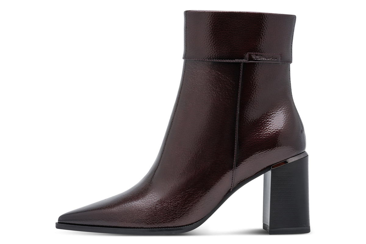 tamaris-naxos-25395-47-537-womens-boots-merlot-left-flat