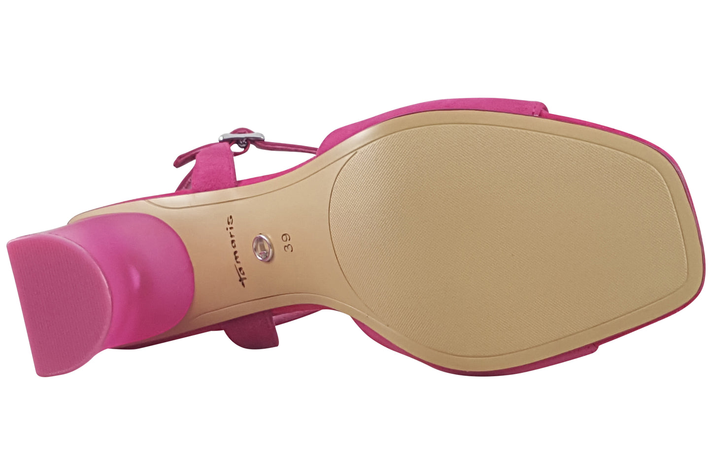 tamaris party fuxia womens sandals sole