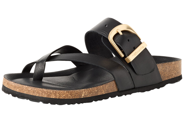 Tamaris Prune 27509-46 001 Black Womens Sandals