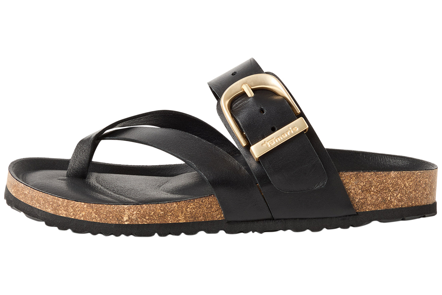 Tamaris Prune 27509-46 001 Black Womens Sandals