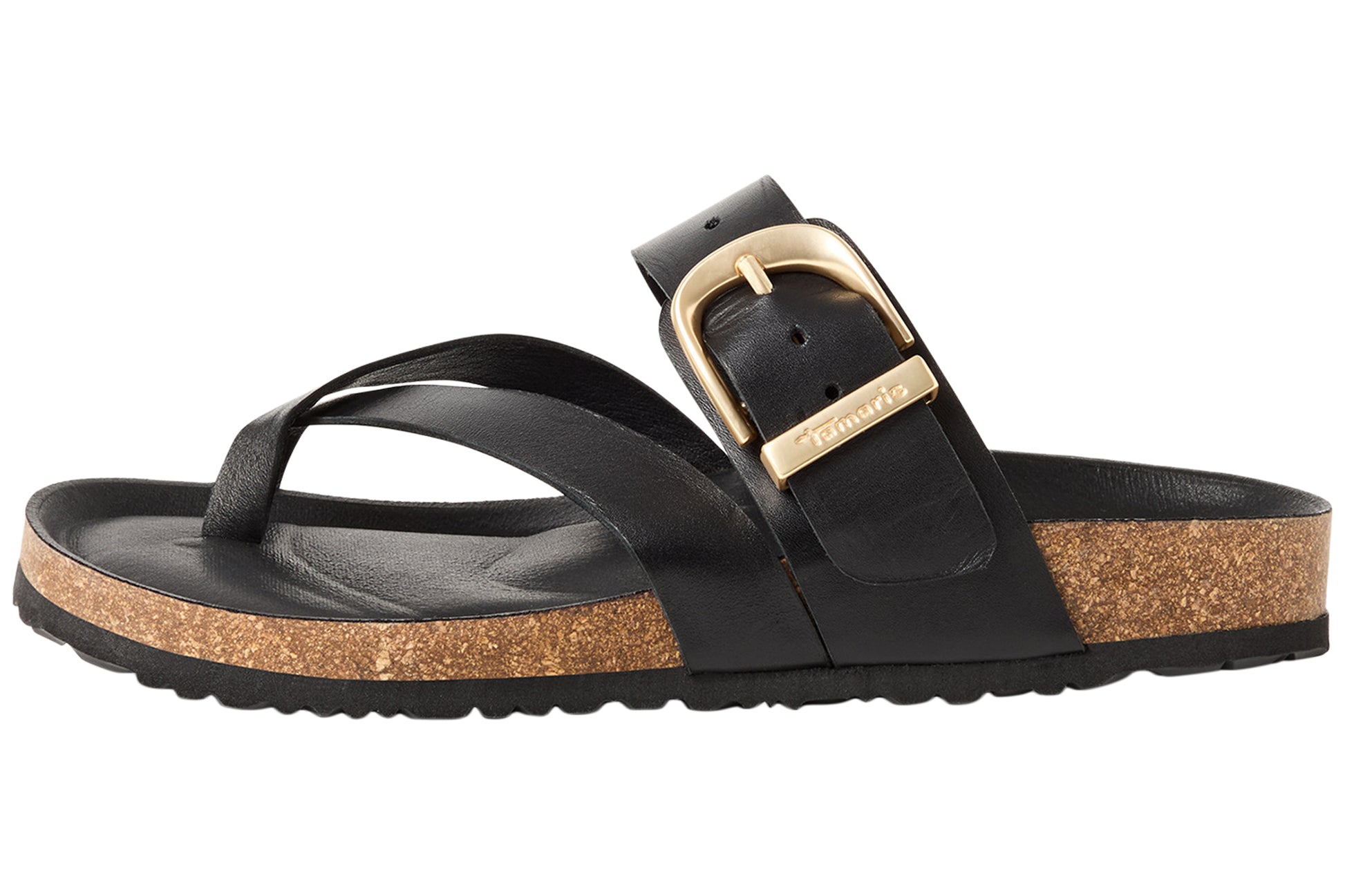 tamaris-prune-27509-46-001-womens-sandals-black-left-flat